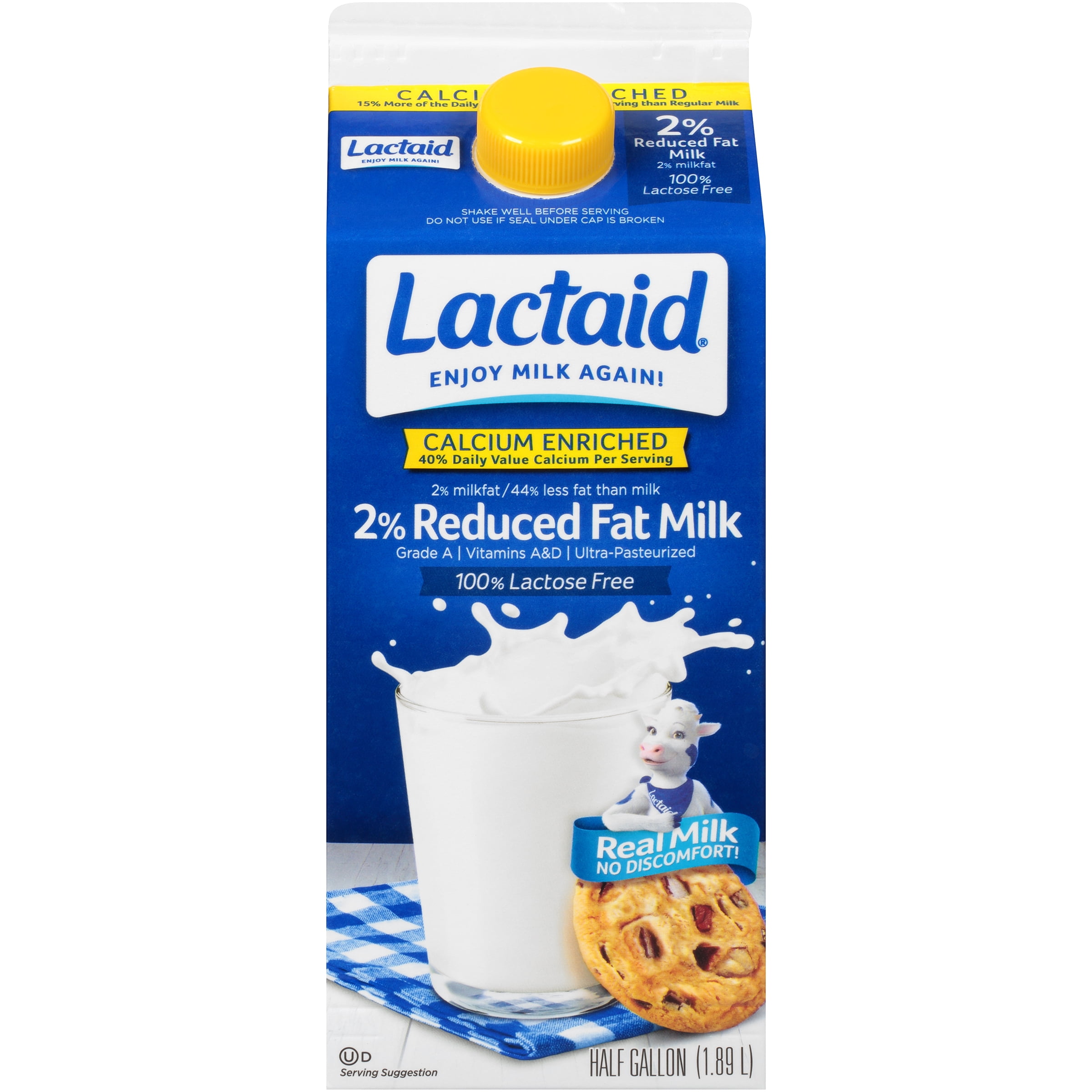 Lactaid 2% Reduced Fat Milk, Calcium Enriched (California) - Walmart