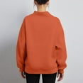thumbnail image 4 of Mohiass Womens Oversized Sweatshirts Turtleneck Pullover Long Sleeve Hoodies Tops Fall Fashion Outfits 2025 Clothes Saffron M, 4 of 5