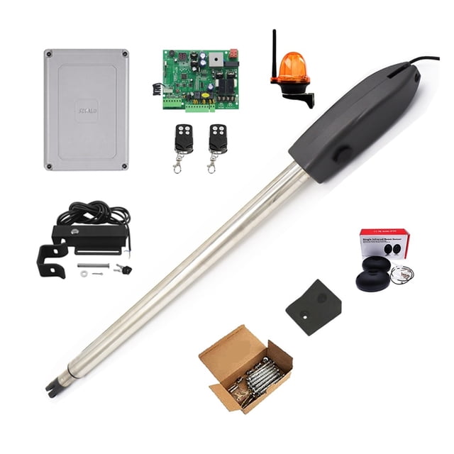 Automatic Gate Opener Kit Light Duty Single Gate Operator For Single Swing Up To 19 Feet OR 660 Pounds Gate Motor ,Free Your Hands