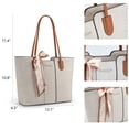 thumbnail image 4 of Bolso de mano Montana West MWC-323TN de piel sintética para mujer, 4 of 6