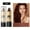 C, variant on WIFKLSIIPG Hair Chalk Temporary Hair Dye Hair Color Crayon Cover Natural Effect Hair Dye Hair Coloring Tool Lipstick Style Sweatproof Hair Covering White Hair