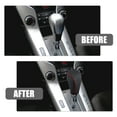 thumbnail image 3 of Motoforti Gear Shift Cover for Honda Civic 10th Gen 2016-2021 PU Leather Black Red Line Auto Interior accessories, 3 of 7