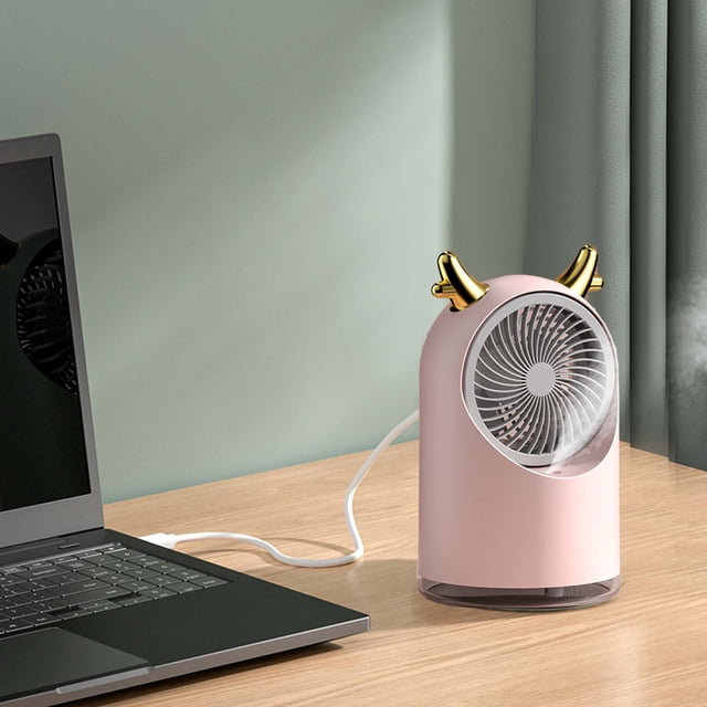TIMIFIS Desktop Fan Portable Misting Fan 400Ml Handheld Fan Rechargeable Battery Operated Spray Water Mist Fan Fans for Makeup Travel Outdoors Portable Fan