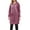 Pink 1, variant on Womens Long Hoodies, Zip Up Casual Tunic Sweatshirt With Pockets Oversized Color-Block Longline Hoodie Jacket for Women Comfortable Fleece Thin Coats Fashion Full-Zip Outwear
