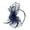 Navy, variant on Headbands for Women Floral Mesh Fascinator Top Hat Tea Party Cocktail Elastic Hair Wrap Womens Headbands
