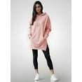 thumbnail image 5 of Womens Oversized Hoodies Sweatshirts Long Sleeve Pullover with Pocket Fall Winter Outfits Y2k Clothes Pink S, 5 of 8