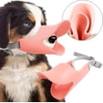 thumbnail image 2 of Fundas de silicona para boca de perro para perros pequeños, funda para boca con forma de pato, antimordeduras Bozales, 2 of 5