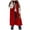 Watermelon Red, variant on Wyzesi Winter Trench Coat Women Big And Tall New Ladies Fashion Casual Cotton Padded Jacket Solid Color Hooded Slim Vest Temperawoment Sleeveless Cardigan Long Coat Trench Coat For Women Petite Long