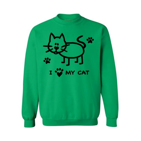 Awkward Styles Cat Crewneck Sweater I Love My Cat Sweatshirts