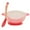 Pink, variant on JWDX Tableware Clearance! Baby Children Training Feeding Dinner Bowl Spoon Tableware Set with Suction Cup, Stainless Steel Bowl Promotion Include 1Pc Bowl, 1Pc Soup Spoon
