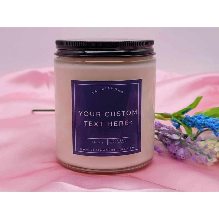 Order Custom Funny Candle Labels