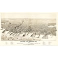 thumbnail image 2 of Pauli 24x16 White Modern Wood Framed Museum Art Print Titled - Ashland Wisconsin - Pauli 1890, 2 of 4