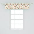 thumbnail image 2 of Ambesonne Christmas Window Valance, Traditional Sweets, 54" X 12", Multicolor, 2 of 3