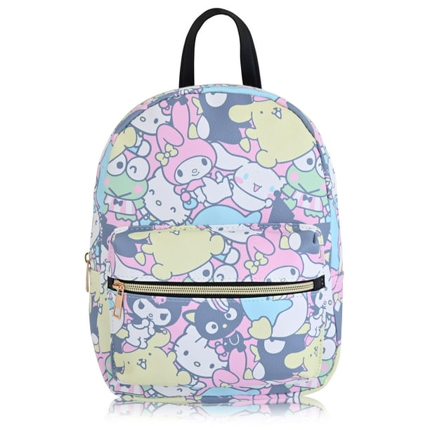 Minimochila Fast Forward Sanrio Hello Kitty de piel sintética de 10 pulgadas