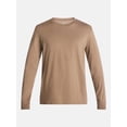 thumbnail image 5 of George Men's and Big Men's Cotton Crewneck Tee with Long Sleeves, Sizes XS-3XL, Big 2XB-6XB & Tall MT-4XLT, 5 of 5