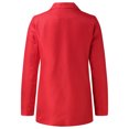 thumbnail image 2 of Vedolay Womens Coat Women's Fashion Blazer Jackets Long Sleeve Business Suit Jackets with Pockets,Red L, 2 of 5
