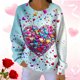 thumbnail image 1 of TaTaai Hoodies Shirts for Women Early Fall Long Sleeve Tops Vintage Graphic Outfits Tops Fashion Pullover Tees Gift, 1 of 6