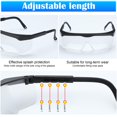 thumbnail image 3 of Gafas de Seguridad Para Entrenamiento de Vuelo Saysurey - Juego de 2 Transparentes, 3 of 6