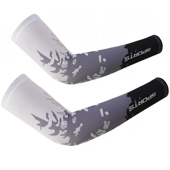 Lilgiuy Arm Sleeves for Men Women Summer Lightweight Cool Compressionun Long Sleeves UV Sun Protection for Sports Fishing Cycling