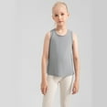 thumbnail image 5 of GYRATEDREAM Girls Open Back Workout Tops Short Sleeve Yoga Shirts Cute Athletic Running Casual Backless Top Loose Fit for 5-6 Years, 5 of 9