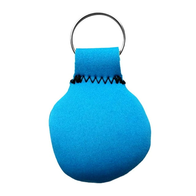 jinwen Round Neoprene Floating Keyring Yachting Outboard Maine Boat Swim Key Float Sky Blue