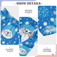 thumbnail image 6 of FORMRS Boys Pajama Pants with Pockets Size 13-14Y Kids Lounge Sleep Bottoms, Blue Bears, 6 of 8