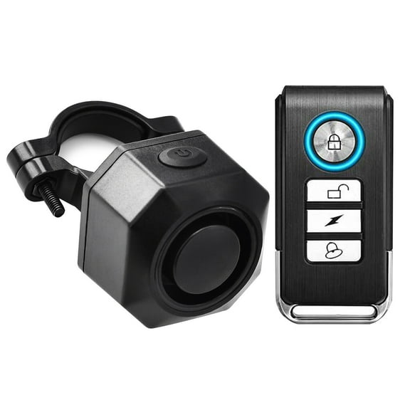 GREENCYCLE Alarm E-scooter,Electric Bike Alarm with Remote Controller,Car Vibration Alarm USB,IP65 Waterproof Outdoor Cycle Security Alert,Safety Alarms for Vehicle Trailers and Motorcycles,1PK