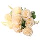thumbnail image 1 of Flores de Rosas Azules Artificiales, Ramo de Rosas de Seda, Flores Artificiales, DecoracióN de JardíN para el Hogar, Rosas de Boda, ChampáN, 1 of 10