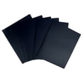 thumbnail image 6 of JAM Heavy Duty Plastic 2 Pocket School Folders, Navy Blue, 6/Pack, 6 of 7