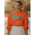thumbnail image 2 of Image Conscious Sloth With An Elephant Sweatshirt Women -Jay Fleck Designs, Female Medium, 2 of 4