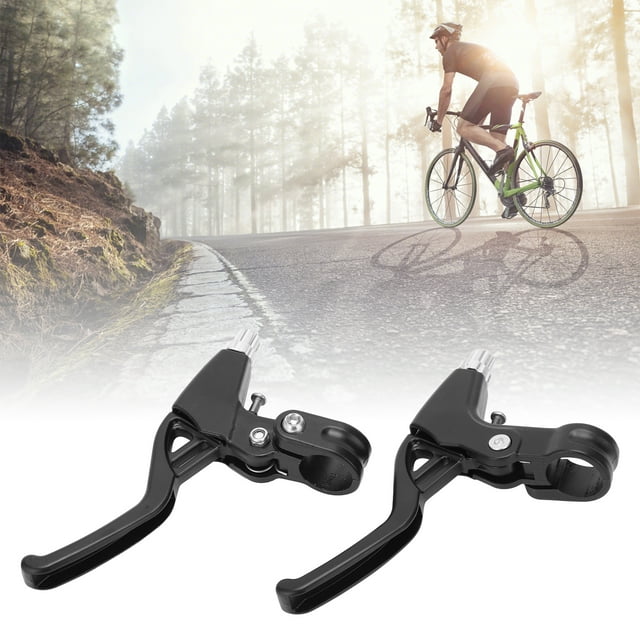 Bike Brake Lever, Practical To Use Bike Brake Handle High Reliability Lightweight for Bike Black,Silver