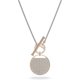 thumbnail image 1 of Ginger Necklace, Earrings, and Bracelet Jewelry Collection, Clear Crystals, Grey Crystals, Blue Crystals February1--T Bar Rose Gold Tone Finish-Model T Bar Rose Gold Tone Finish, 1 of 5