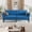 blue, variant on TEQIN 89” Futon Sofa Bed,Convertible Couch,Sleeper Sofa with Adjustable Backrest& Armrests, Mid Century Modern Loveseat Sleeper for Living Room,Apartment, Office