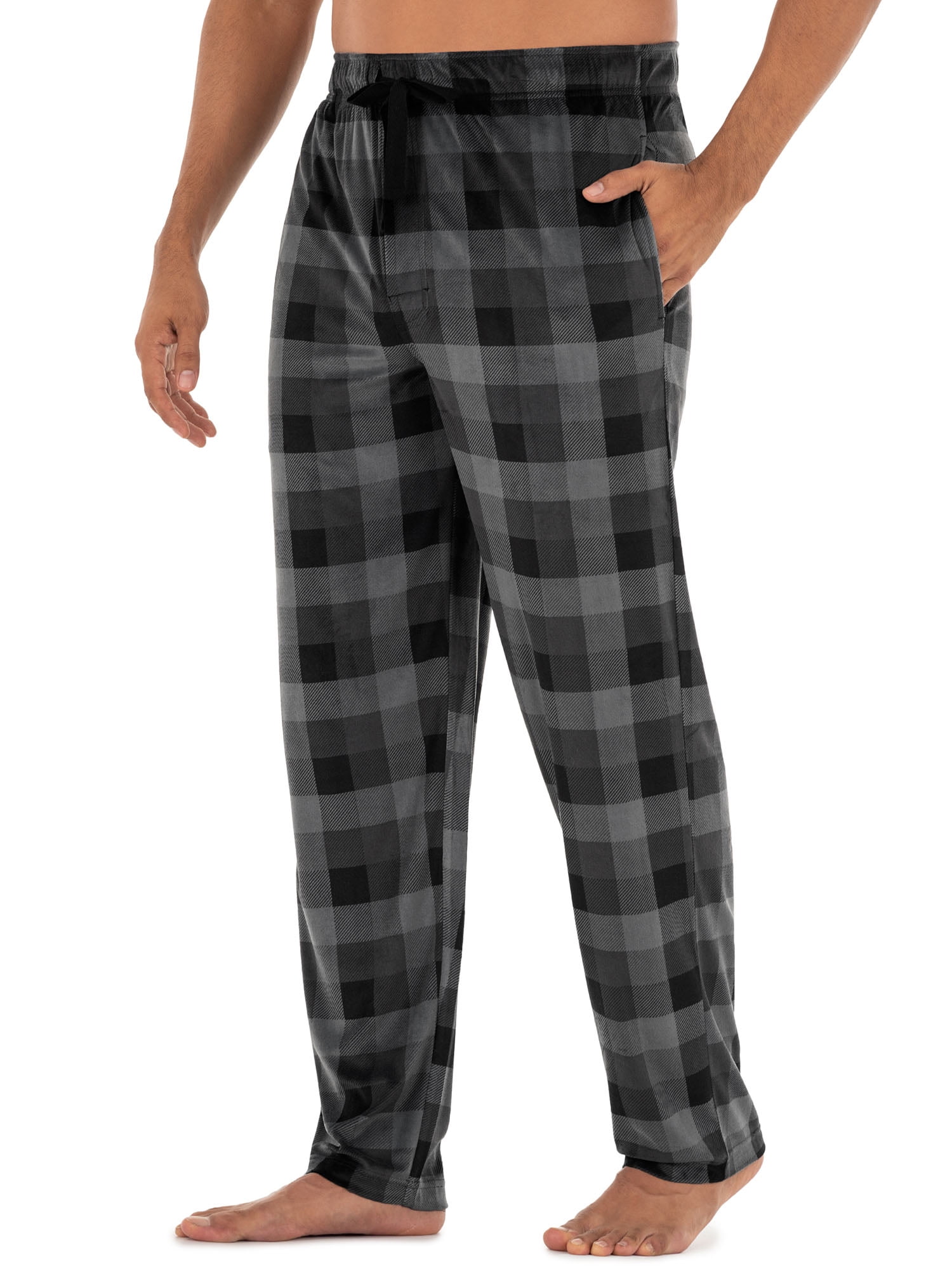 PLAID FLEECE SLEEP PANT