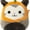 Luanne The Possum, variant on Squishmallows 4.5" Easter Tally The Cat with Bunny Ears