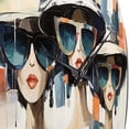 thumbnail image 3 of Designart "Stylish Hats Collection IV" Fashion Oversized Wall Clock, 3 of 5