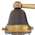 thumbnail image 4 of 67003 Academy 1-Light 13" High Wall Sconce with Seedy Glass Shade, 4 of 6