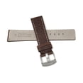 thumbnail image 4 of 24mm Leather Watch Band Strap, Stainless Steel Buckle, 4 of 7