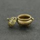 thumbnail image 2 of 1pc Brass Desktop Burner Retro Mini Censer Incense Holder for Home Office, 2 of 4