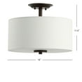 thumbnail image 4 of JONATHAN Y Marc 15" Metal LED Semi-Flush Mount, Oil Rubbed Bronze/White, JYL9031A, 4 of 7