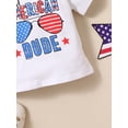 thumbnail image 6 of Boys 4th of July T Shirt American Flag Independence Day Tee for Little Boy, 6 of 7