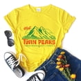 thumbnail image 2 of Camisetas Harajuku Twin Peaks, ropa de mujer, novedad de verano 2022, camiseta amarilla estética vintage, camisetas casuales de cuello redondo, 2 of 5