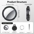 thumbnail image 6 of Smart Air Tracker Tags, Bluetooth Tracker 4-Pack, Item Locator Works with Apple Find My (iOS Only), Tracker for Keys, Wallet, Luggage and Bags, Replaceable Battery, Key Ring & Lanyard Included, 6 of 9