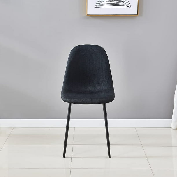 Ids Eames Style Fabric Dining Side, Eames Style Dining Chair Metal Legs