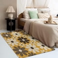 thumbnail image 3 of Flower Area Rugs for Bedroom Living Room - 4x5 ft - Floral Carpet for Home Decor - Flowers Patterned Decorative Indoor Large Rug - Washable & Soft & Non Slip & Low Pile (ZF&7573), 3 of 7