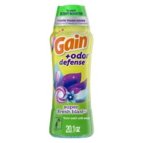 Gain   Odor Defense In-Wash Scent Booster, Super Fresh Blast Scent, 20.1 oz
