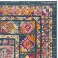 thumbnail image 6 of SAFAVIEH Madison Emmet Traditional Area Rug, Blue/Fuchsia, 10' x 14', 6 of 8