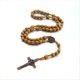 thumbnail image 2 of Collar de Rosario de Madera Hecho a Mano, Collares con Colgante CatóLico para Hombres y Mujeres, JoyeríA, OracióN Cristiana, Regalo Religioso, 2 of 7