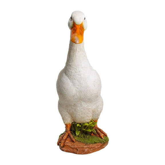 Hi-Line Gifts 12.5" Duck Outdoor Garden Statue