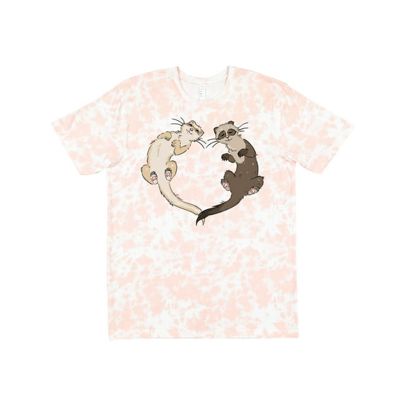 Inktastic Cute Ferret Heart T-Shirt